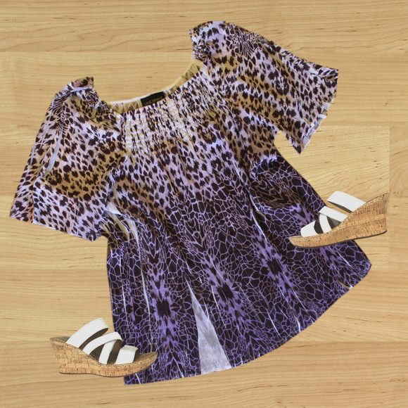 Lane Bryant Tops - NWOT Lane Bryant Purple Tunic Size 14/16